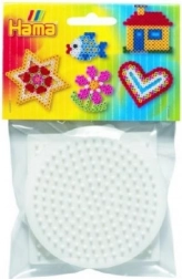 Podložky na zažehľovacie koráliky Hama MIDI – krúžok, štvorec a šesťuholník, 3 ks
