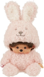 Monchhichi bábika v dizajne zajačika 16 cm