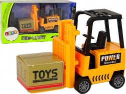 Oranžový frikčný vysokozdvižný vozík