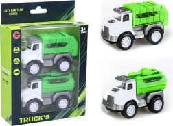 Upratovacie autíčka na zotrvačník – sada 2 ks (10 cm)