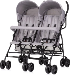 kočík pre dvojičky chipolino double point blackberry – ľahký golfový dáždnik