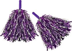 Mávatko pom-pom fialovo-strieborné
