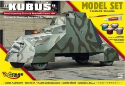 KUBUŚ obrnený automobil – Varšavské povstanie august 1944, model 1:35