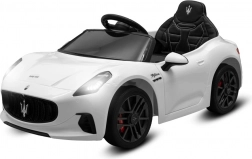Elektrické autíčko MASERATI GranTurismo Baby Mix biele
