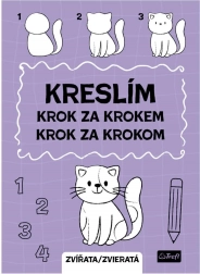 Pracovný zošit Kreslím krok za krokom – zvieratá 20 × 27,5 cm