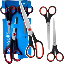 sada univerzálnych kancelárskych nožníc 3 ks