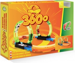 Vystreľovacia autodráha 360 s dvojitou slučkou