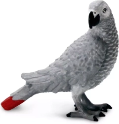 Safari Ltd. figúrka sivý papagáj - 1 kus