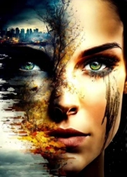 Diamantové maľovanie – Tvár apokalypsy 30 × 40 cm