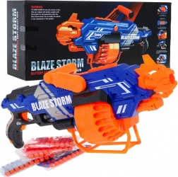 Veľký automatický bláster BLAZE STORM, 40 penových šípok, 8+