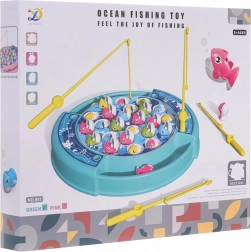 Hudobná magnetická hra lovenie rybičiek – modrá