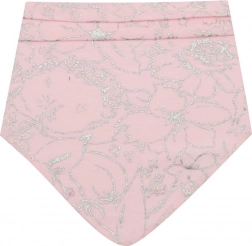 Detský bavlnený nákrčník New Baby NUNU ružový veľkosť S