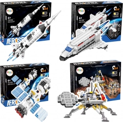 Stavebnica aerospace 2v1 – marsovský lander a vesmírny robot, 146 dielikov