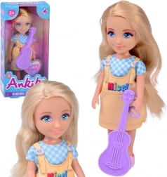ankiki bábika s gitarou 14 cm