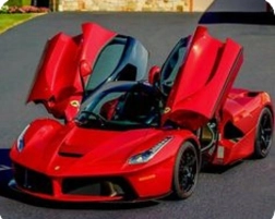 Diamantová mozaika – červené auto