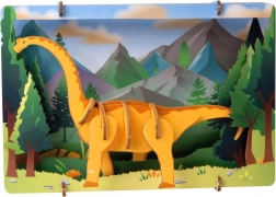 EscapeWelt 3D drevené puzzle Brontosaurus