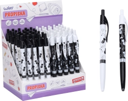 Pero s motívom mačky