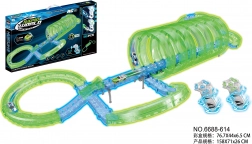 Závodná dráha svietiaca v tme 85 dielov