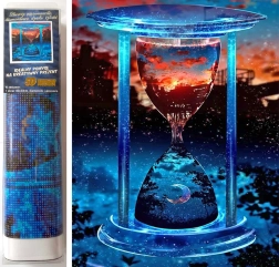 Diamantové maľovanie čas 30x40 cm