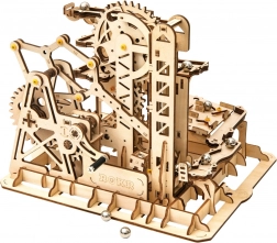 ROKR drevená guľôčková dráha – mechanická stavebnica Climber 3D puzzle