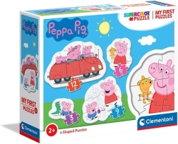 Moje prvé puzzle Prasiatko Peppa 4v1