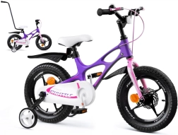 Detský bicykel 14" RoyalBaby Space Shuttle – Fialová
