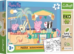 Obojstranné maxi puzzle PEPPA PIG 30 dielikov EKO