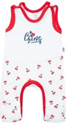 Bavlnené dupačky NEW BABY Cherry