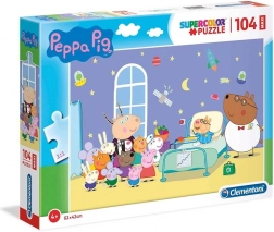 Puzzle Supercolor Maxi 104 Prasiatko Peppa
