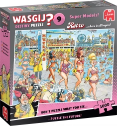 Puzzle WASGIJ Destiny 9 Super modelky 1000 dielikov