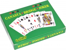 Hracie karty pre Canastu v papierovej krabičke
