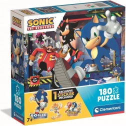 Puzzle Sonic Ježko v akcii 180 dielikov