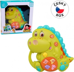 Pianík dinosaurus so svetlom a zvukmi