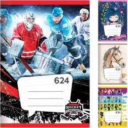 zošit A6, linajkovaný, 20 listov