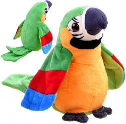 Hovoriaci plyšový papagáj s opakovaním – Papagáj