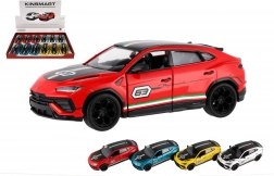 Auto Lamborghini Urus Performante 1:40 kovové 13 cm 4 farby na spätný chod