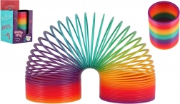 Dúhová magická pružina – plastová hračka 7,5 cm