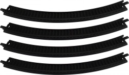 zahnuté koľaje pre sadu MINI – 4 ks