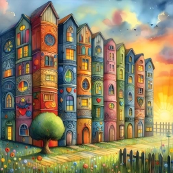Puzzle Booktown 1023 dielikov