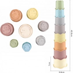 Skladacie kelímky pre deti, sada 8 ks