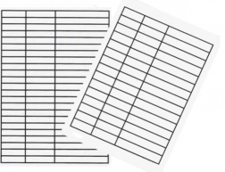 Linajková podložka do zošita A5 z tvrdého plastu