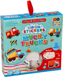 Kúpeľňové samolepky s nákladiakmi meniace farbu