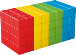 Geomag Magicube Full Color – magnetická stavebnica 128 kociek