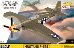 Stavebnica COBI WWII – lietadlo MUSTANG P-51B 1:48 (158 dielikov)