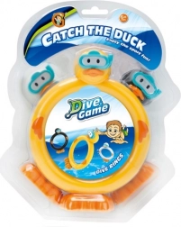 vodná hra chyť kačičky – krúžky do vody