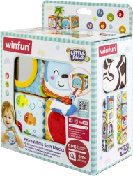 Mäkké textilné kocky milované zvieratká