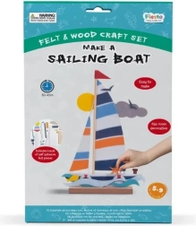 Fiesta Crafts 3D skladačka – kreatívna sada plachetnice