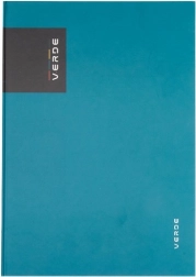 Záznamová kniha A5 VERDE Milano, 96 listov, linajkovaná