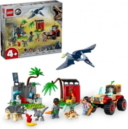 LEGO Jurassic World centrum záchrany pre malé dinosaury