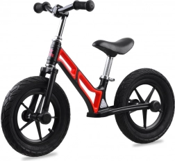 Odrážadlo TINY BIKE s 12" nafukovacími kolesami a horčíkovým rámom – Červená